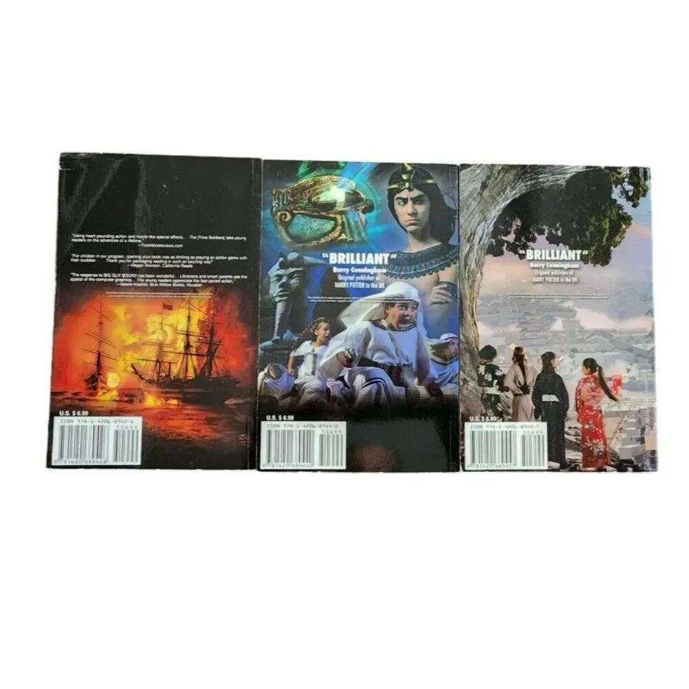 Robert Gould's Time‎ Soldiers The Ultimate Adventure Book Lot - Book # 3,5,6